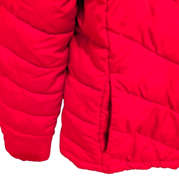 Gap Womens Winter Puffer Jacket Red Size M - Picture 4 of 7